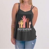 Defender Of Human Rights Women's Strappy Tank