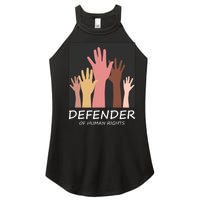 Defender Of Human Rights Women's Perfect Tri Rocker Tank