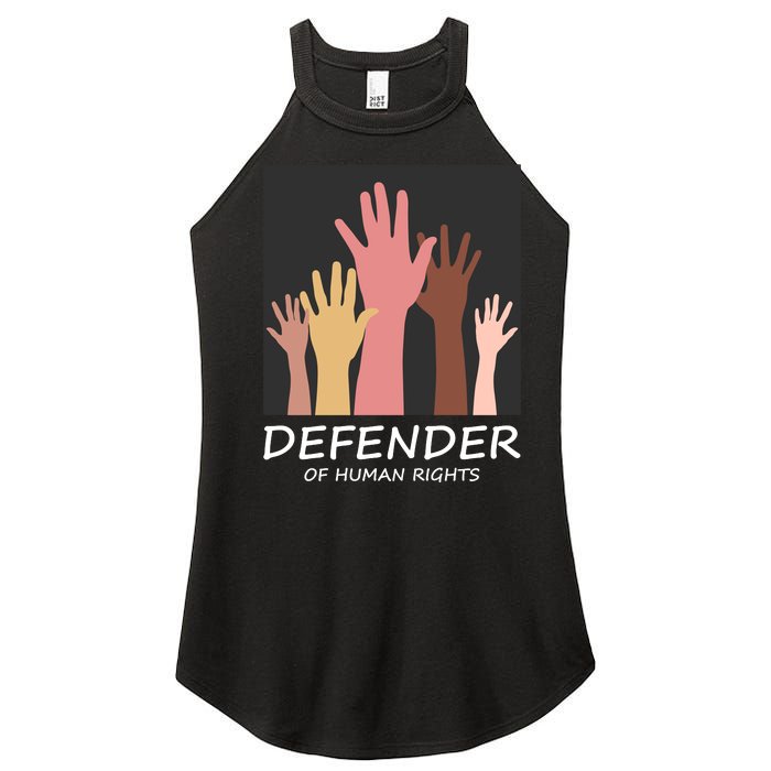 Defender Of Human Rights Women's Perfect Tri Rocker Tank