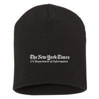 Department Of Information Short Acrylic Beanie
