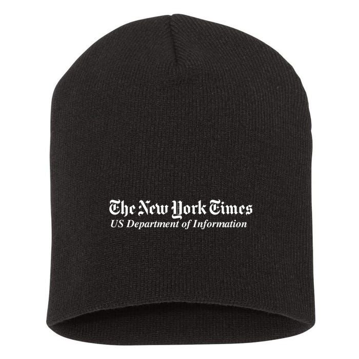 Department Of Information Short Acrylic Beanie