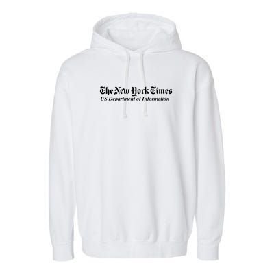 Department Of Information Garment-Dyed Fleece Hoodie