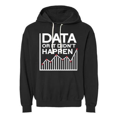 Data Or It DidnT Happen Data Analyst Data Analysis Garment-Dyed Fleece Hoodie