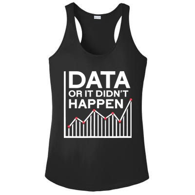 Data Or It DidnT Happen Data Analyst Data Analysis Ladies PosiCharge Competitor Racerback Tank