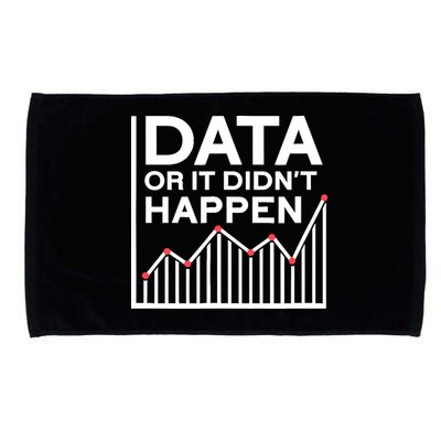Data Or It DidnT Happen Data Analyst Data Analysis Microfiber Hand Towel