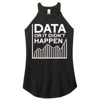 Data Or It DidnT Happen Data Analyst Data Analysis Women's Perfect Tri Rocker Tank