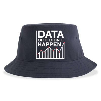 Data Or It DidnT Happen Data Analyst Data Analysis Sustainable Bucket Hat