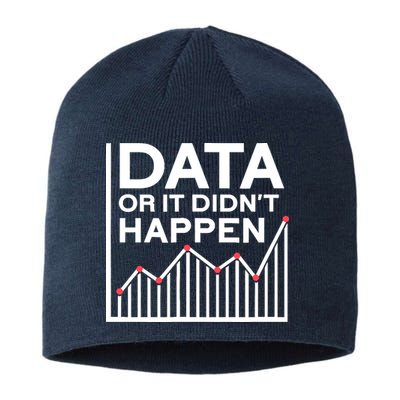 Data Or It DidnT Happen Data Analyst Data Analysis Sustainable Beanie
