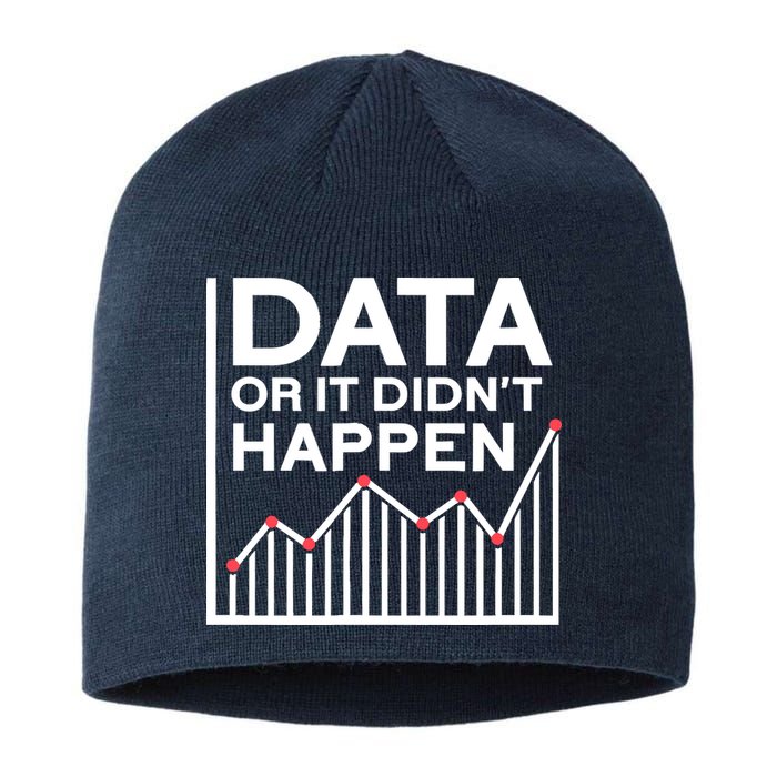 Data Or It DidnT Happen Data Analyst Data Analysis Sustainable Beanie