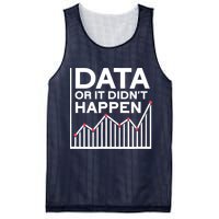 Data Or It DidnT Happen Data Analyst Data Analysis Mesh Reversible Basketball Jersey Tank