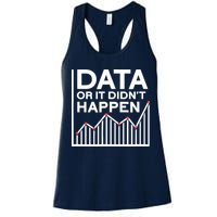 Data Or It DidnT Happen Data Analyst Data Analysis Womens Tank Top