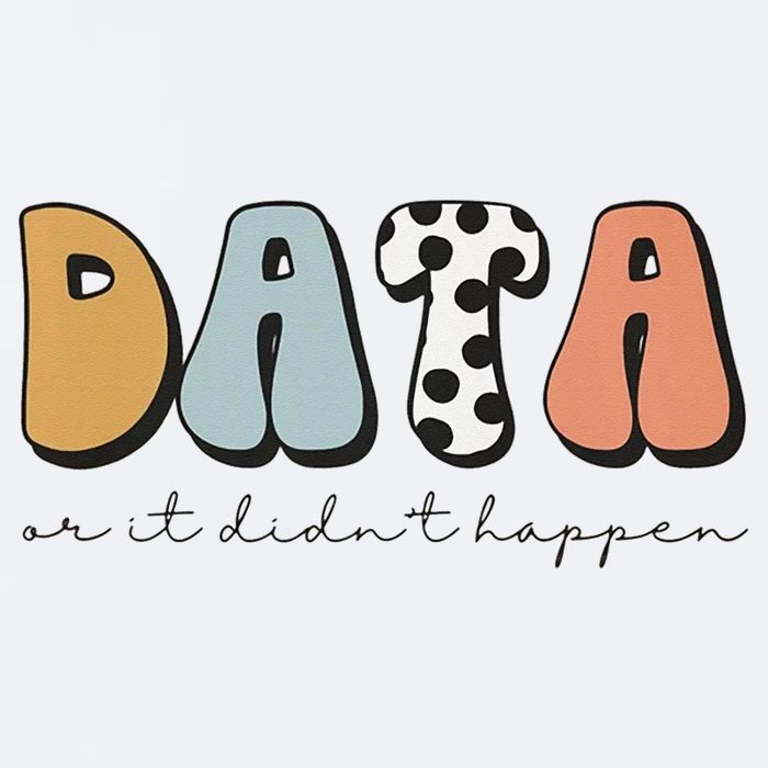 Data Or It Didn't Happen Aba Therapist Special Ed Inclusion Sueded Cloud Jersey T-Shirt