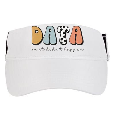 Data Or It Didn't Happen Aba Therapist Special Ed Inclusion Adult Drive Performance Visor