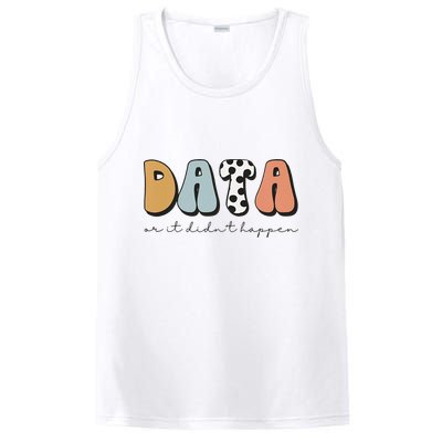 Data Or It Didn't Happen Aba Therapist Special Ed Inclusion PosiCharge Competitor Tank