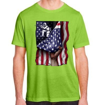 Day Of Independence Us Flag Paintball Funny Gift Adult ChromaSoft Performance T-Shirt