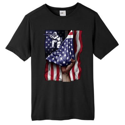 Day Of Independence Us Flag Paintball Funny Gift Tall Fusion ChromaSoft Performance T-Shirt