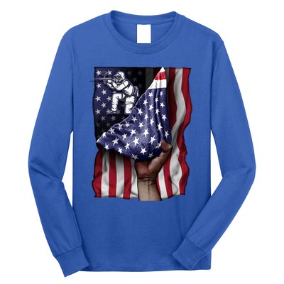 Day Of Independence Us Flag Paintball Funny Gift Long Sleeve Shirt