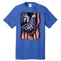 Day Of Independence Us Flag Paintball Funny Gift Tall T-Shirt