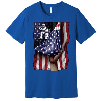 Day Of Independence Us Flag Paintball Funny Gift Premium T-Shirt