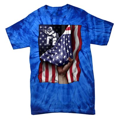 Day Of Independence Us Flag Paintball Funny Gift Tie-Dye T-Shirt