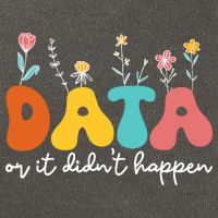 Data Or It DidnT Happen Behavior Analyst Aba Therapist Rbt Cotton Canvas Backpack