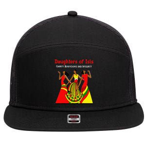 Daughters Of Isis DOI PHA Shriners AEAONMS OES Mother's Day 7 Panel Mesh Trucker Snapback Hat