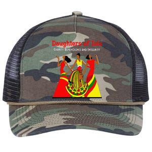 Daughters Of Isis DOI PHA Shriners AEAONMS OES Mother's Day Retro Rope Trucker Hat Cap