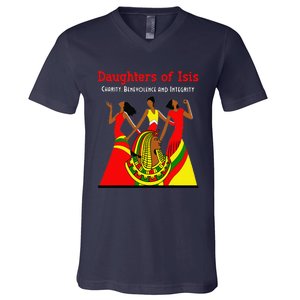 Daughters Of Isis DOI PHA Shriners AEAONMS OES Mother's Day V-Neck T-Shirt