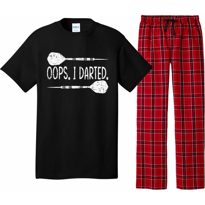 Darts Oops I Darted Dartboard Funny Dart Player Pajama Set