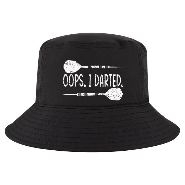 Darts Oops I Darted Dartboard Funny Dart Player Cool Comfort Performance Bucket Hat