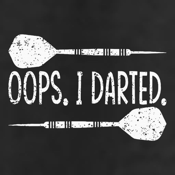 Darts Oops I Darted Dartboard Funny Dart Player Knit Cap Winter Beanie