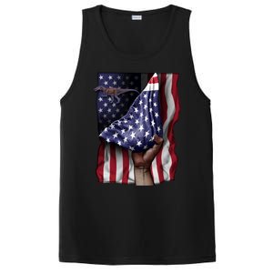 Day Of Independence Us Flag Baryonyx Meaningful Gift PosiCharge Competitor Tank