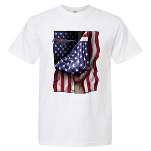 Day Of Independence Us Flag Baryonyx Meaningful Gift Garment-Dyed Heavyweight T-Shirt