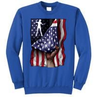 Day Of Independence Us Flag Classical Guitar Meaningful Gift Sweatshirt