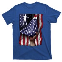 Day Of Independence Us Flag Classical Guitar Meaningful Gift T-Shirt