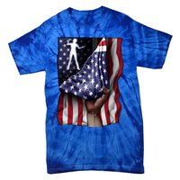 Day Of Independence Us Flag Classical Guitar Meaningful Gift Tie-Dye T-Shirt