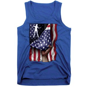 Day Of Independence Us Flag Classical Guitar Meaningful Gift Tank Top