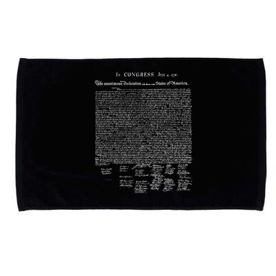 Declaration Of Independence Funny Gift Microfiber Hand Towel