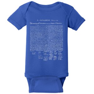 Declaration Of Independence Funny Gift Baby Bodysuit