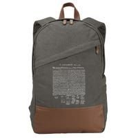 Declaration Of Independence Funny Gift Cotton Canvas Backpack