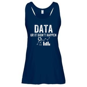 Data Or It Didn’T Happen Data Analyst Behavior Analyst Nerdy Data Scientist Ladies Essential Flowy Tank