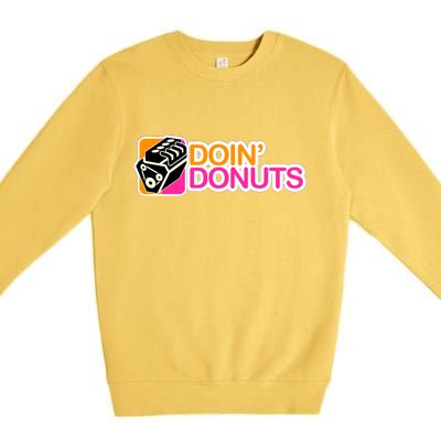 Doin' Donuts Premium Crewneck Sweatshirt