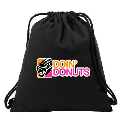 Doin' Donuts Drawstring Bag