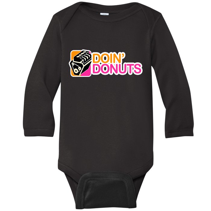 Doin' Donuts Baby Long Sleeve Bodysuit