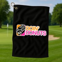 Doin' Donuts Golf Towel