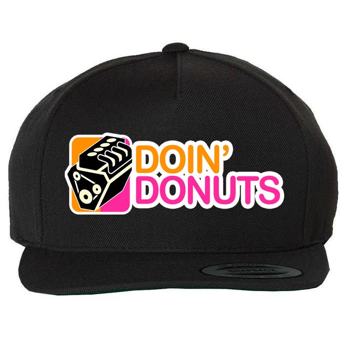 Doin' Donuts Wool Snapback Cap
