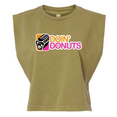 Doin' Donuts Garment-Dyed Women's Muscle Tee