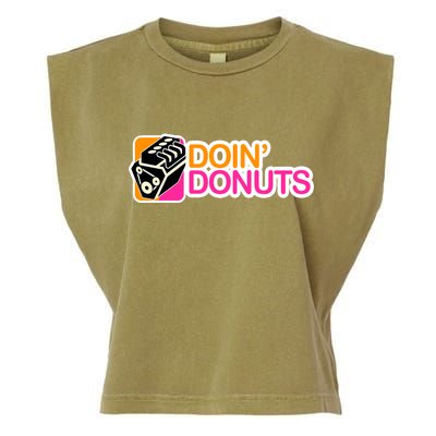 Doin' Donuts Garment-Dyed Women's Muscle Tee