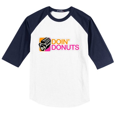 Doin' Donuts Baseball Sleeve Shirt