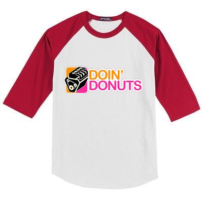 Doin' Donuts Kids Colorblock Raglan Jersey